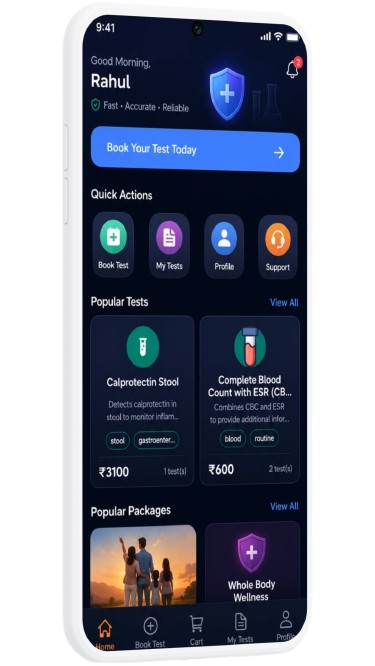 Book blood tests from app in Gangtok